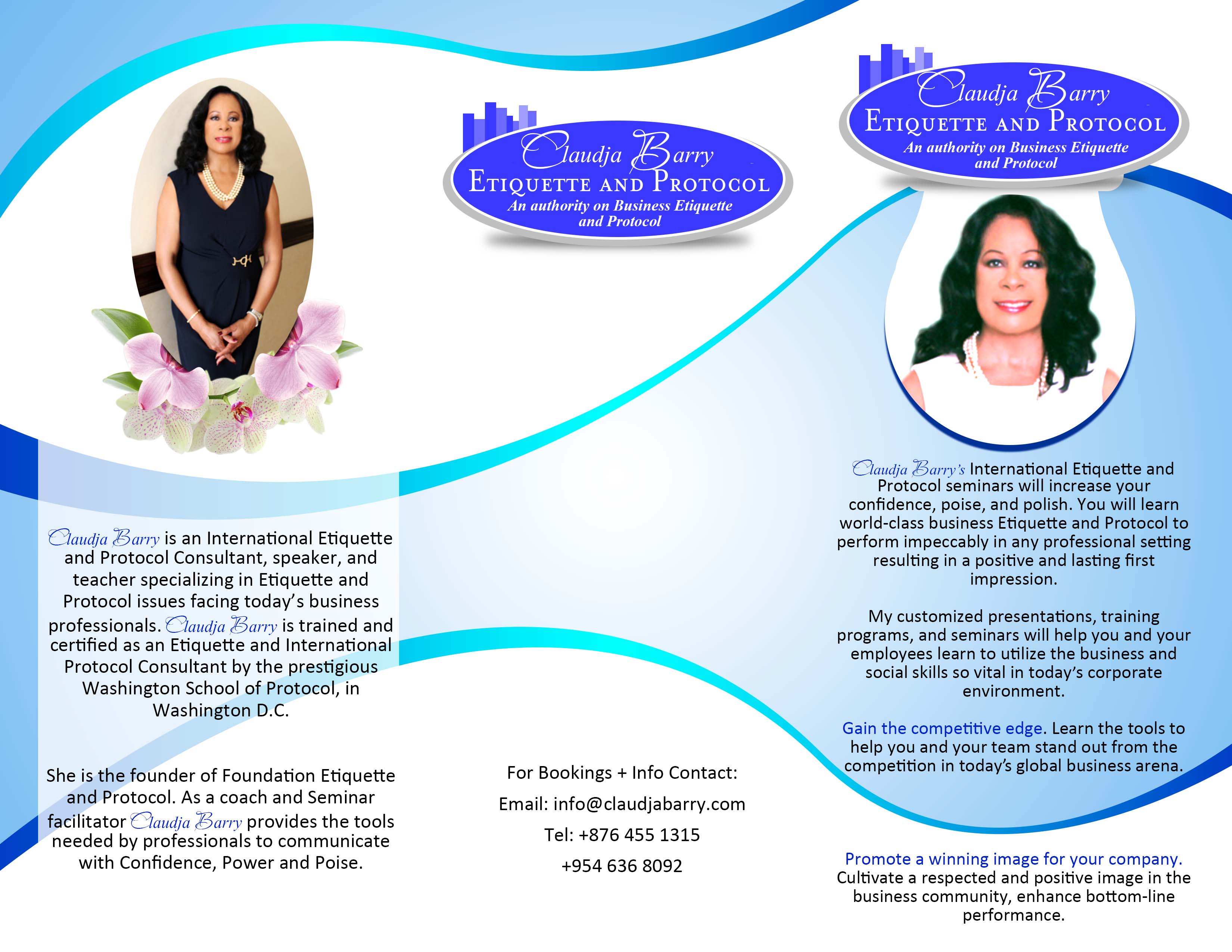 claudja barry etiquette and protocol, claudja barry, etiquette and protocol